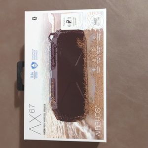 Airbuds AX67 waterproof wireless speaker long battery life sand proof NEW